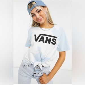 🎉hostpick🎉 Women’s vans tye dye cropped t-shirt size small NWT* 🤍FIRM PRICE💙